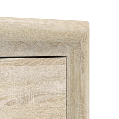 Šatní skříň KAELA - šířka 92 cm, světlý dub sonoma / sonoma lanýž