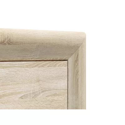 Prosklená vitrína KAELA - světlý dub sonoma / sonoma lanýž