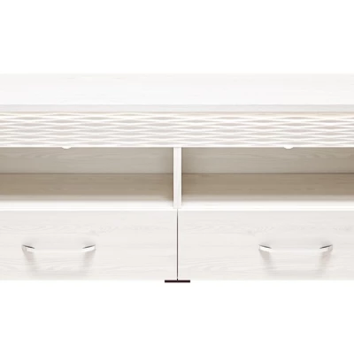 TV stolek DERIKA - bílá borovice