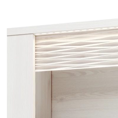 TV stolek DERIKA - bílá borovice