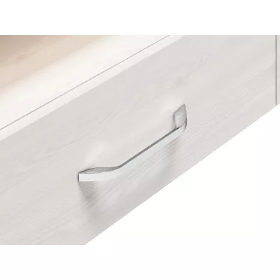 TV stolek DERIKA - bílá borovice