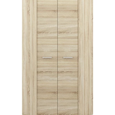 Rohová skříň GVENDA - šířka 82 cm, světlý dub sonoma