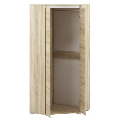 Rohová skříň GVENDA - šířka 82 cm, světlý dub sonoma