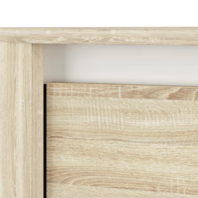 Rohová skříň GVENDA - šířka 82 cm, světlý dub sonoma