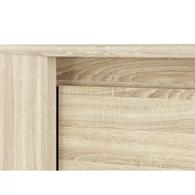 Rohová skříň GVENDA - šířka 82 cm, světlý dub sonoma