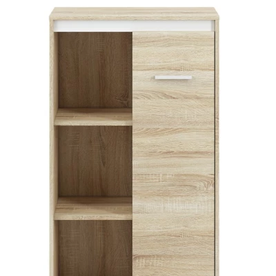 Vysoká komoda GVENDA - světlý dub sonoma