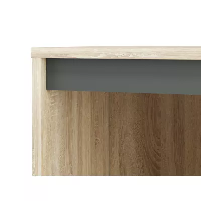 Vysoká komoda GVENDA - světlý dub sonoma