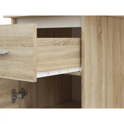 Psací stůl GVENDA - světlý dub sonoma