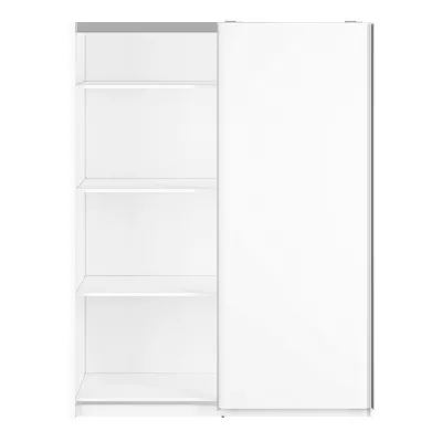 Šatní skříň s posuvnými dveřmi EMILA - šířka 151 cm, bílá