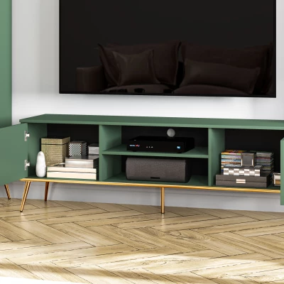 TV stolek MAURA - zelený