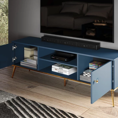 TV stolek MADO - modrý