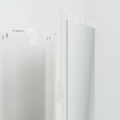 Zrcadlo na zeď INGO - bílá borovice