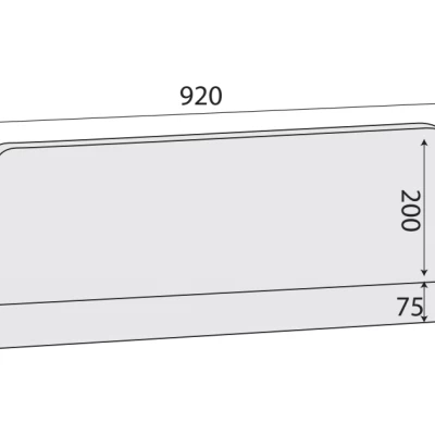 Zábrana na postel INNES - buk fjord
