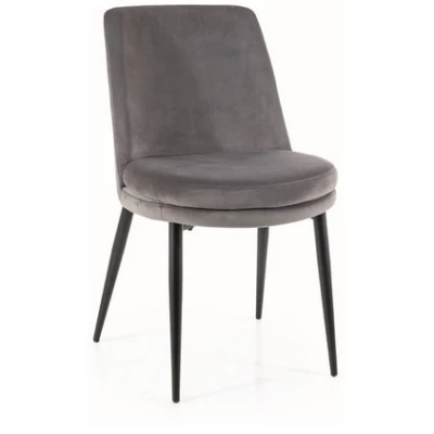 Jídelní židle LAYLA - černá / šedá