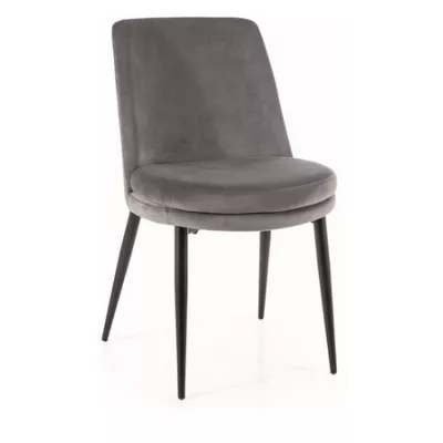 Jídelní židle LAYLA - černá / šedá