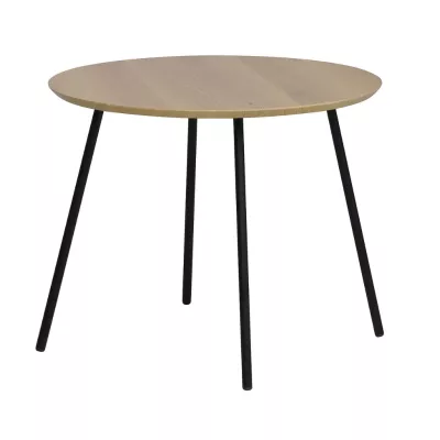 Konferenční stolek ISIDOR - dub / matný černý