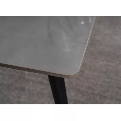 Jídelní stůl HANAN - šedý / černý