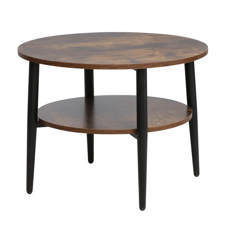 Konferenční stolek BRANKO 2 - hnědý / černý