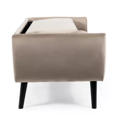 Dvoumístná pohovka FLORENTINA - béžová / wenge