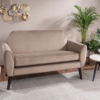 Dvoumístná pohovka FLORENTINA - béžová / wenge