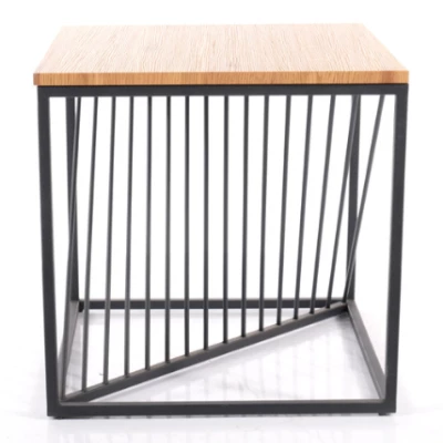 Designový konferenční stolek ILIAN - dub / černý