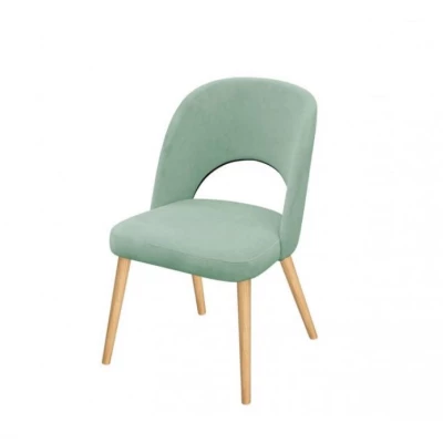 Židle do kuchyně MOVILE 51 - buk / mentolová