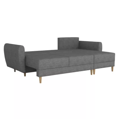 Rozkládací rohová sedací souprava PROSPERO - světlá modrá