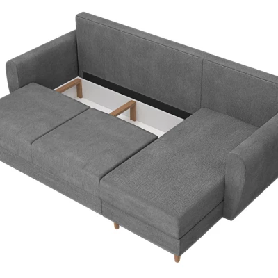 Rozkládací rohová sedací souprava PROSPERO - tmavá béžová