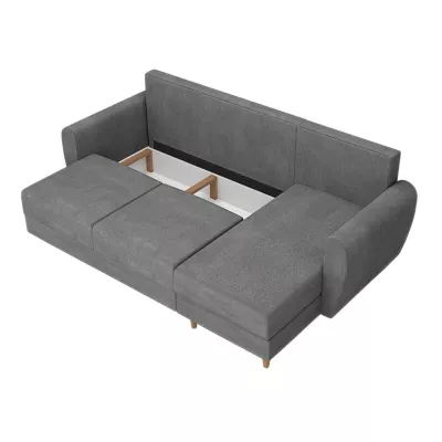 Rozkládací rohová sedací souprava PROSPERO - tmavá béžová