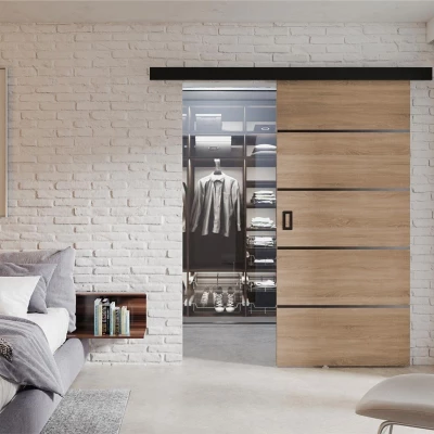 Posuvné interiérové dveře SANITA 2 - 90 cm, dub sonoma