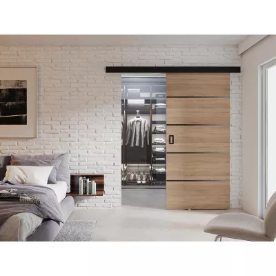 Posuvné interiérové dveře SANITA 2 - 90 cm, dub sonoma