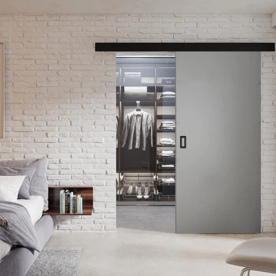 Posuvné interiérové dveře SANITA 1 - 90 cm, grafitové