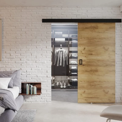 Posuvné interiérové dveře SANITA 1 - 80 cm, dub zlatý