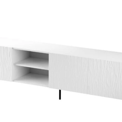 Televizní stolek LIMON - bílý