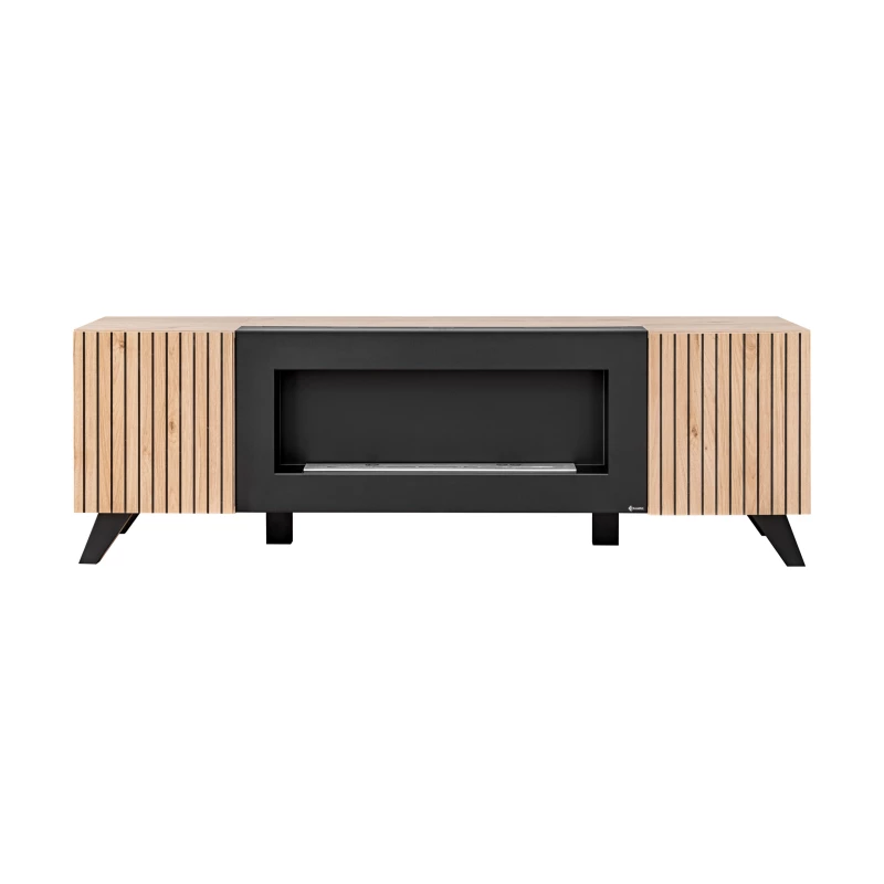 Televizní stolek s biokrbem DEJANA - hickory jackson