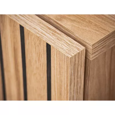 Televizní stolek s biokrbem DEJANA - hickory jackson