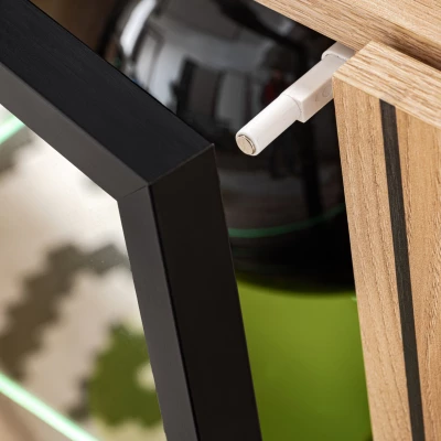 Televizní stolek DEJANA - hickory jackson