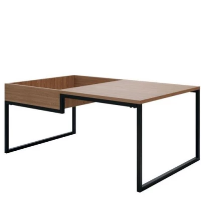 Konferenční stolek LOURIZ - dub / černý