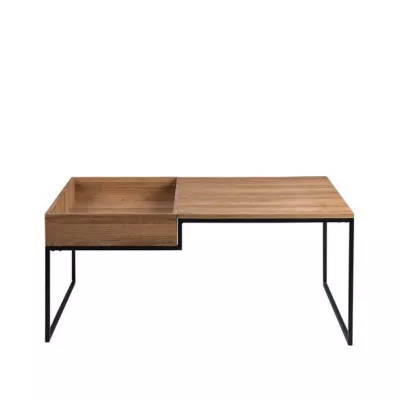 Konferenční stolek LOURIZ - dub / černý