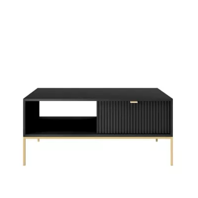 Konferenční stolek UMAG - zlatý / černý