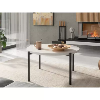 Konferenční stolek PASQUAL 1 - černý / bílý