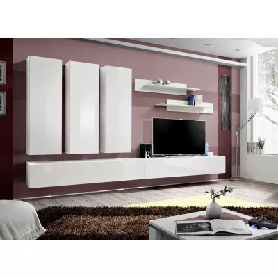 Závěsná obývací stěna FREYA 1 - bílá