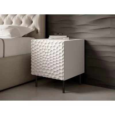 Set 2x noční stolek MACARIO - bílý