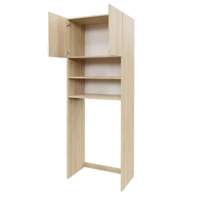 Koupelnová skříňka nad pračku MARESA - bílá