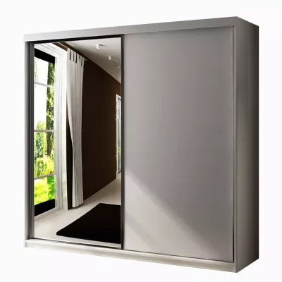 Zrcadlová šatní skříň 200 cm ELVIRA 5 - dub sonoma