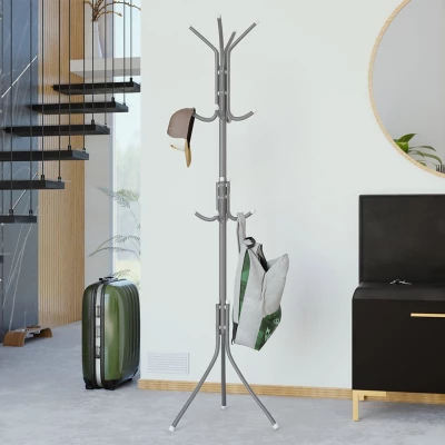 Stojanový věšák MAITA - šedý