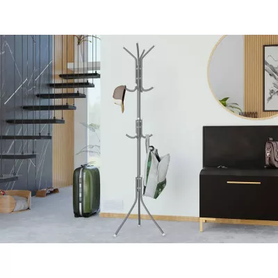 Stojanový věšák MAITA - šedý