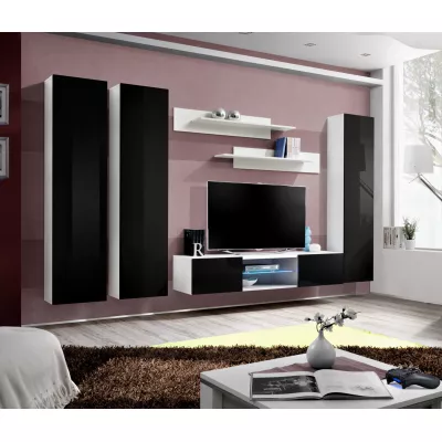 Obývací nábytek FREYA 1 - bílá / černá
