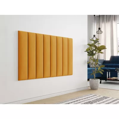 Čalouněný nástěnný panel 80x20 PAG - žlutý
