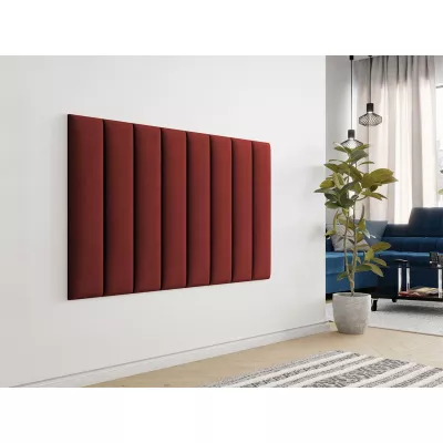 Čalouněný nástěnný panel 80x20 PAG - červený